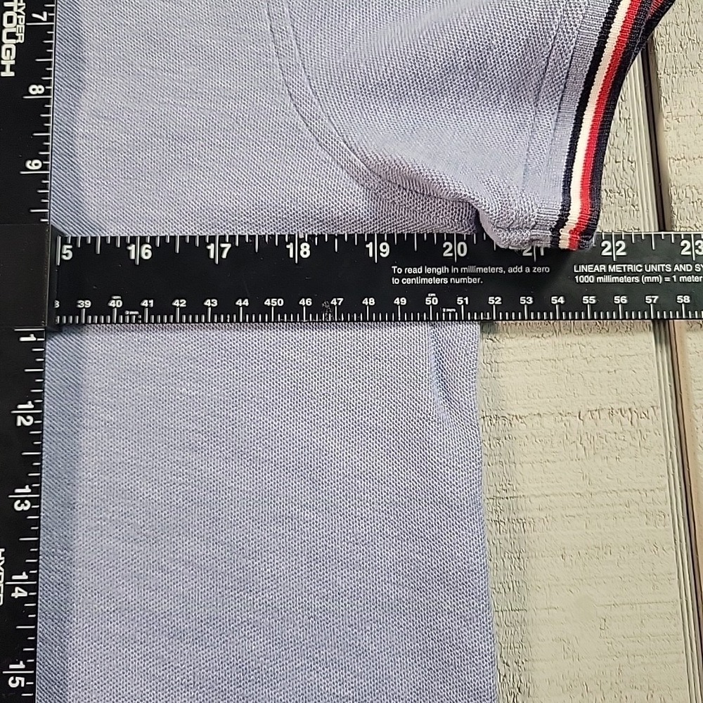 Tommy Hilfiger Polo Shirt Women's Size Medium Wicking Light Blue Top Daily Dress - Picture 7 of 8